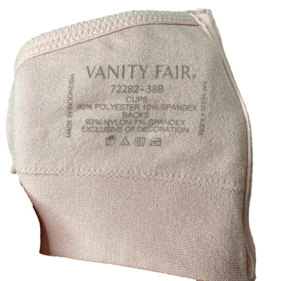 NEW Vanity Fair Lightly Padded Unlined Beyond Comfort Bra Size 38B - Picture 3 of 3